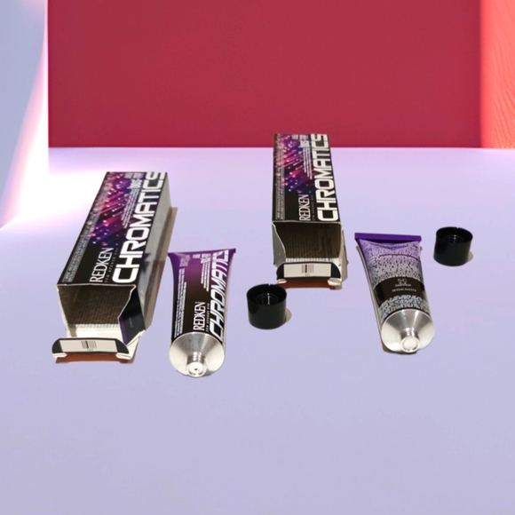 Redken Chromatics 2 Tubes Permanent Ammonia-free Hair Color Light Copper Brown - Picture 5 of 15